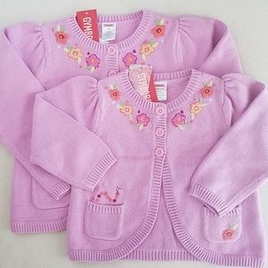 Snow Blossom Cardigan Sweater Vintage Gymboree NWT